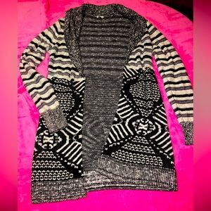 Women’s Multi Print Cardigan (long)